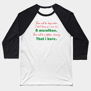 Runners life Baseball T-Shirt